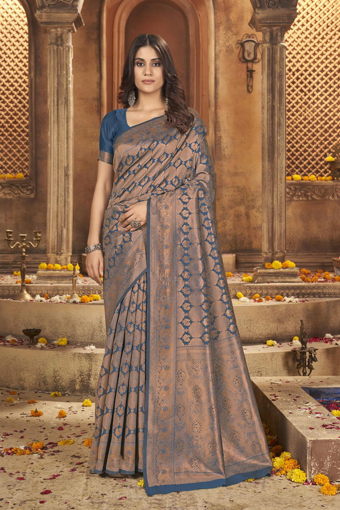 Zili Hit 15 Banarasi Silk Sarees Catalog